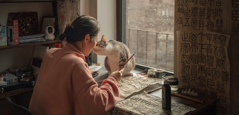 Breathless after mild activity cat