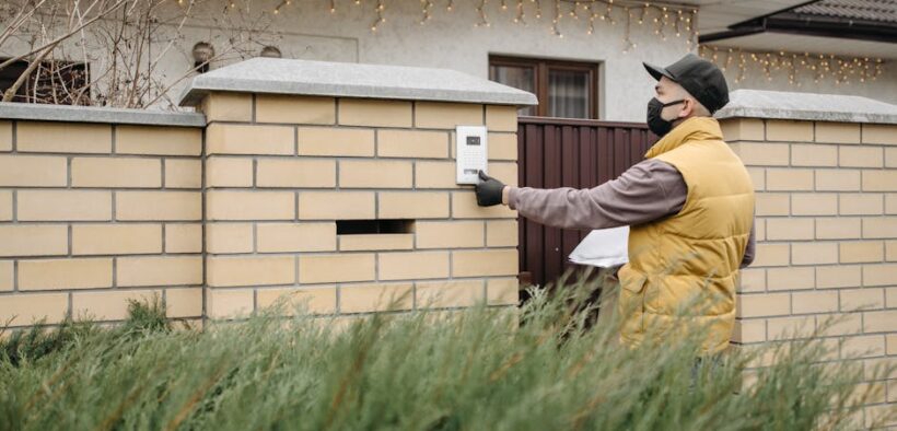 Dogs reacting during doorbell ringing