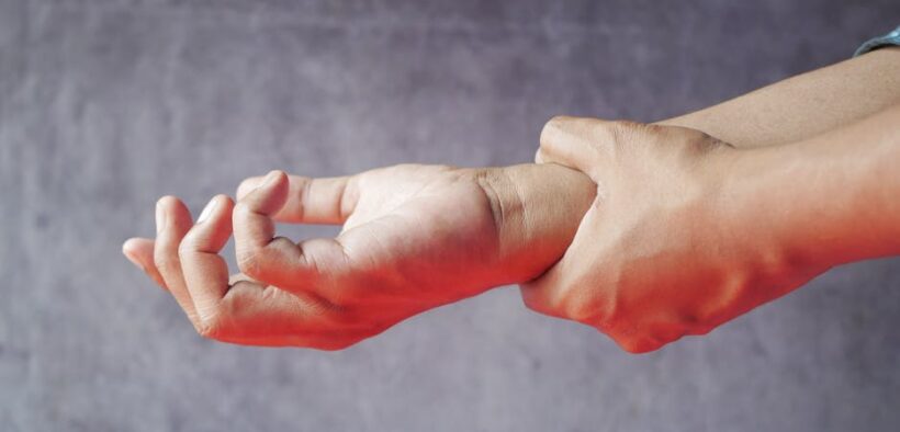 Can trauma cause delayed skin symptoms